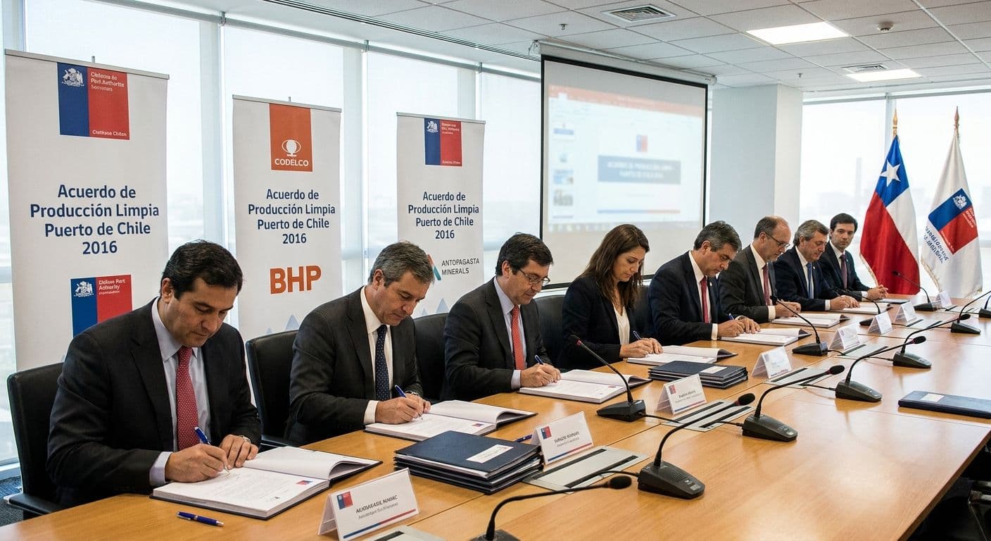 Firma del APL Logístico Minero